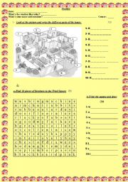 English Worksheet: Practice Vocabulary