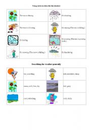 English Worksheet: The Weather