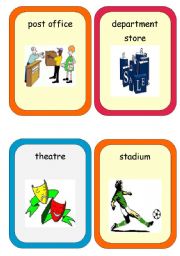 English Worksheet: Places in town 4
