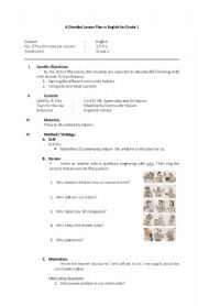 English Worksheet: Community and Its Helpers