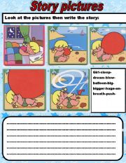 English Worksheet: story pictures