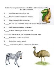 English worksheet: Bio-guess