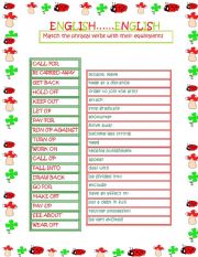 English Worksheet: English...English