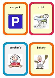 English Worksheet: Places in town 8