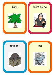 English Worksheet: Places in town 9