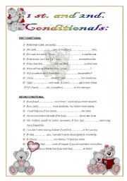 English Worksheet: 1st. and 2nd. Conditionals