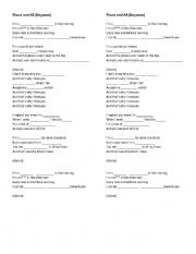 English worksheet: Flaws and All