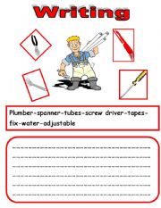 English Worksheet: WRITING 4