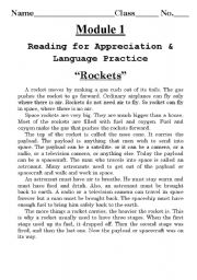 Reading for Language Practice - Rockets