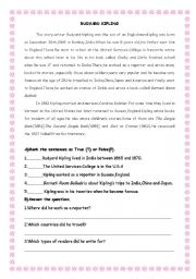 English Worksheet: Reading Passage