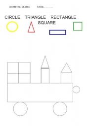 English worksheet: shapes