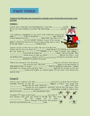 English Worksheet: Past Tense