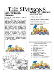 THE SIMPSONS 4 EXERCISES IN ONE