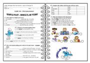 English Worksheet: Past simple - irregular verbs