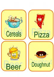 English Worksheet: Yummy Food  2/2