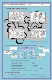 SEASONS-WEATHER-CALENDAR-ORDINAL NUMBERS