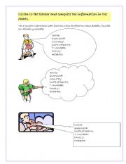 English worksheet: Personal introduction