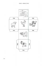 English Worksheet: farm animals