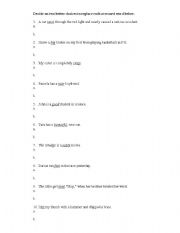 English Worksheet: Replacing Dead Words