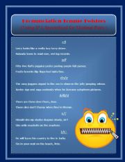 Pronunciation Tongue Twisters - Organized by IPA Minimal Pairs