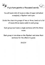 English Worksheet: Game 