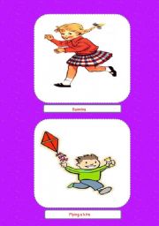 English Worksheet: Summer Activities Flashcards # 3