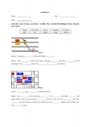 English Worksheet: Directions