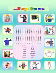 English Worksheet: Jobs