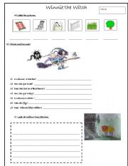 English Worksheet: Winnie the Witch