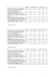 English Worksheet: possessive adjectives game