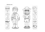 English Worksheet: his-her