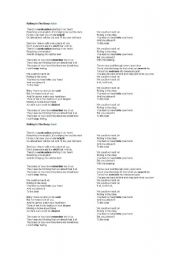 English Worksheet: Rolling in the Deep by Adele (Song)