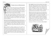 English Worksheet: Alice in Wonderland Reading Text