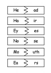 English Worksheet: parts of the body