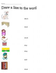 English Worksheet: begin D sound