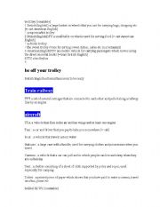 English Worksheet: Word defintion