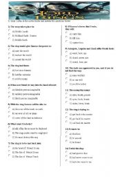 English Worksheet: Movie Trailer: The Lord of The Rings The Fellowship of the Ring