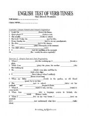 English verb tenses