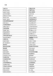English Worksheet: WORD FORMATION 9 PAGES  150  EXAMPLES WITH VARIOUS EXCERCIES