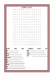 English worksheet: simple past