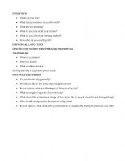 English Worksheet: Speaking Tasks for Ielts Test