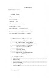 English worksheet: Activities in general