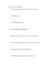 English Worksheet: The Hobbit Chp. 1