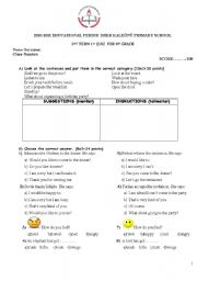 English worksheet: animals