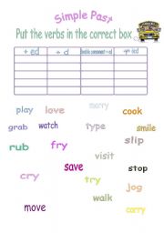 Simple Past - Regular Verbs 