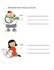 English worksheet: Describing people