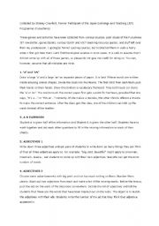 English Worksheet: ACTIVITIES AND GAMES