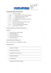 English Worksheet: Past Simple