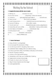 English worksheet: Let`s go to school