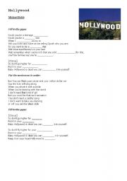 English Worksheet: Hollywood - Michael Bubl